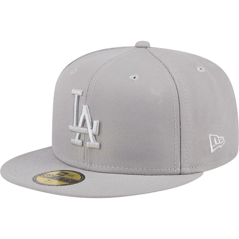 MLB Los Angeles Dodgers New Era Gray on Gray 59FIFTY Fitted Hat