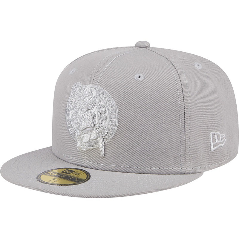 NBA Boston Celtics New Era Gray on Gray 59FIFTY Fitted Hat