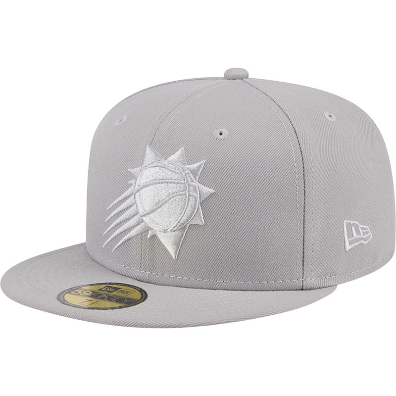 NBA Phoenix Suns New Era Gray on Gray 59FIFTY Fitted Hat