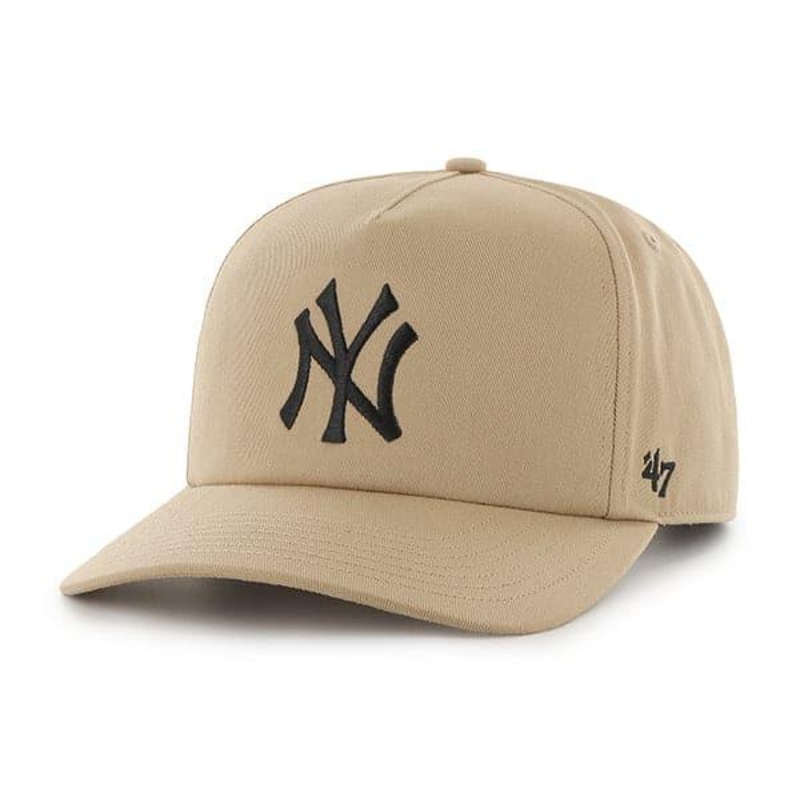 New York Yankees ’47 MLB Nantasket Pre-Curved Snapback Hat – Khaki