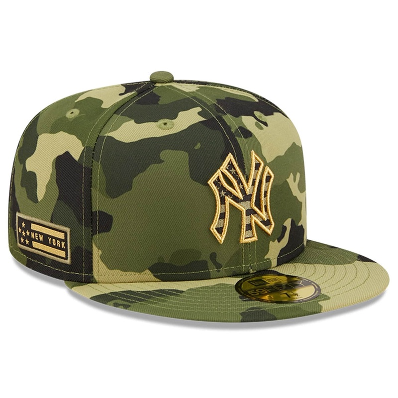 New York Yankees New Era MLB 2022 Armed Forces 59FIFTY Fitted Hat – Camo