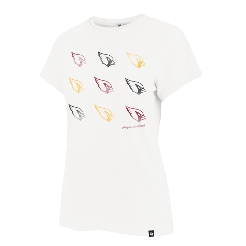 NFL Arizona Cardinals Women’s ’47 Wild Dreams Frankie T-Shirt – White