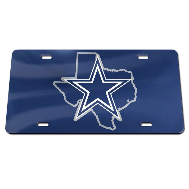NFL Dallas Cowboys WinCraft State Acrylic License Plate