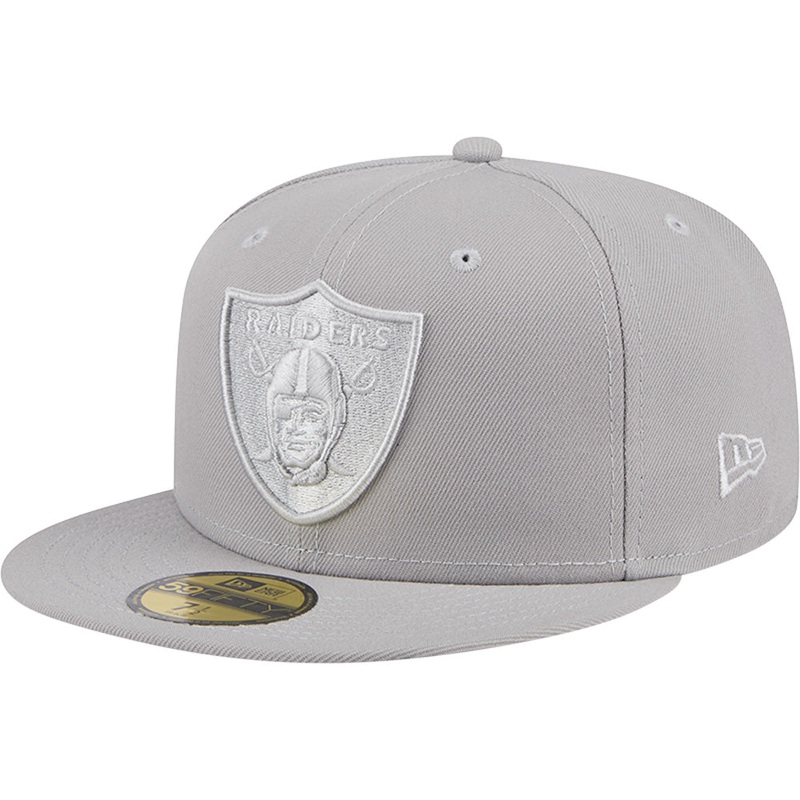 NFL Las Vegas Raiders New Era Gray on Gray 59FIFTY Fitted Hat