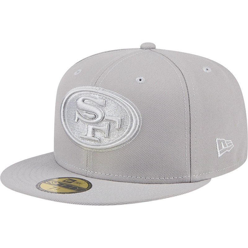 NFL San Francisco 49ers New Era Gray on Gray 59FIFTY Fitted Hat