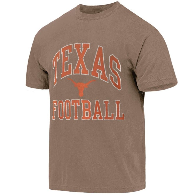 Texas Longhorns USL NCAA Team Arch Vintage T-Shirt – Faded Brown