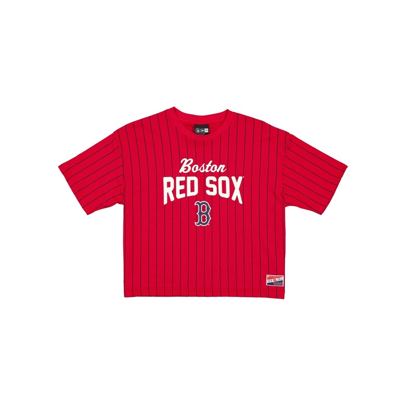 Boston Red Sox Throwback Pinstripe Women’s T-Shirt