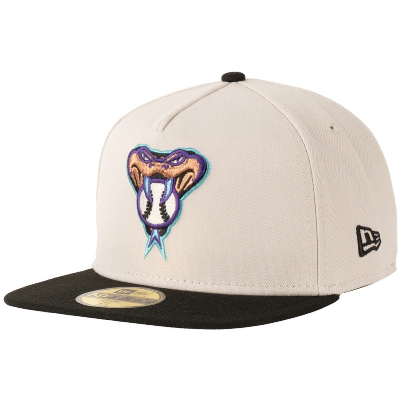 MLB Arizona Diamondbacks New Era Stone A-Frame 59FIFTY Fitted Hat