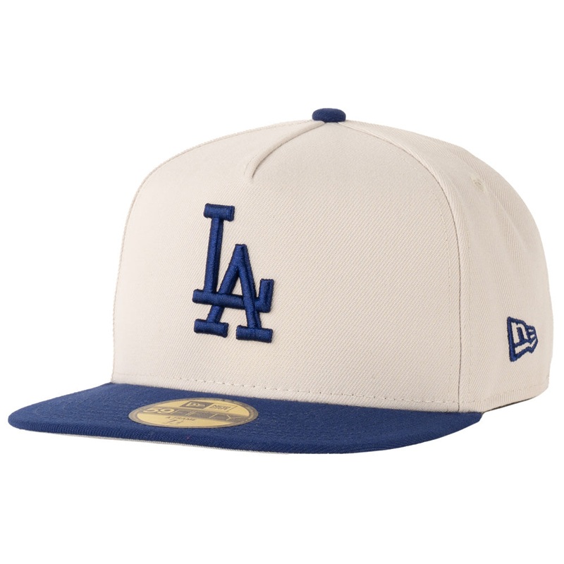 MLB Los Angeles Dodgers New Era Stone A-Frame 59FIFTY Fitted Hat