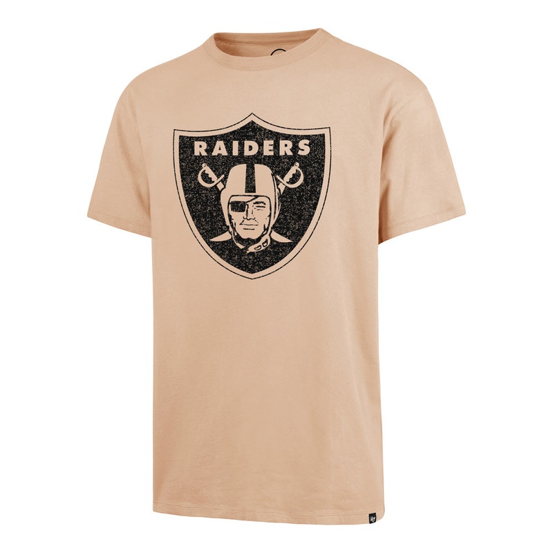 NFL Las Vegas Raiders ’47 Dusted Imprint River T-Shirt – Khaki
