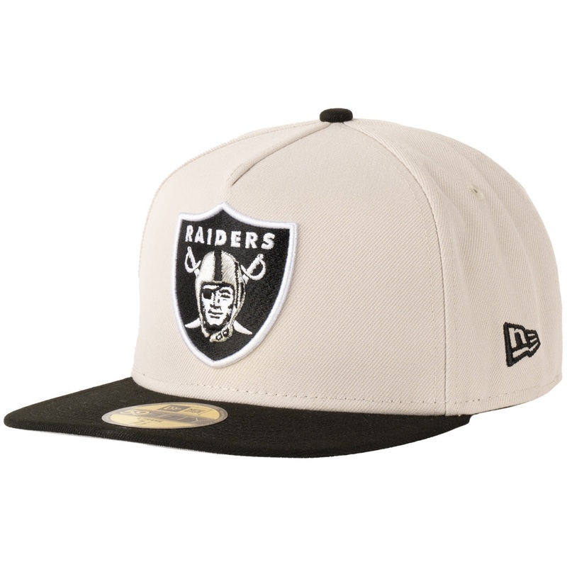 NFL Las Vegas Raiders New Era Stone A-Frame 59FIFTY Fitted Hat
