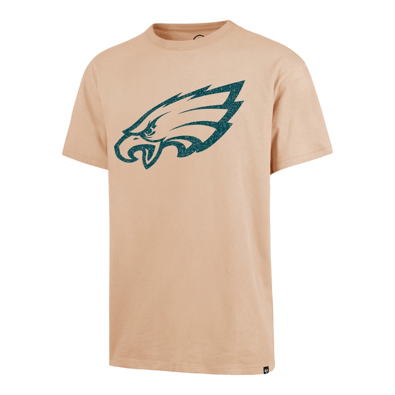 NFL Philadelphia Eagles ’47 Dusted Imprint River T-Shirt – Khaki