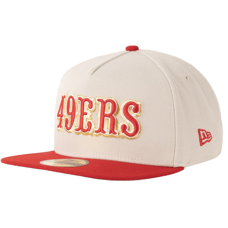 NFL San Francisco 49ers New Era Stone A-Frame 59FIFTY Fitted Hat
