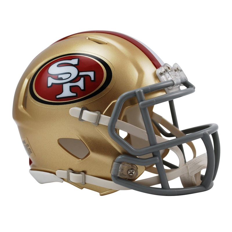 NFL San Francisco 49ers Riddell Mini Speed Helmet