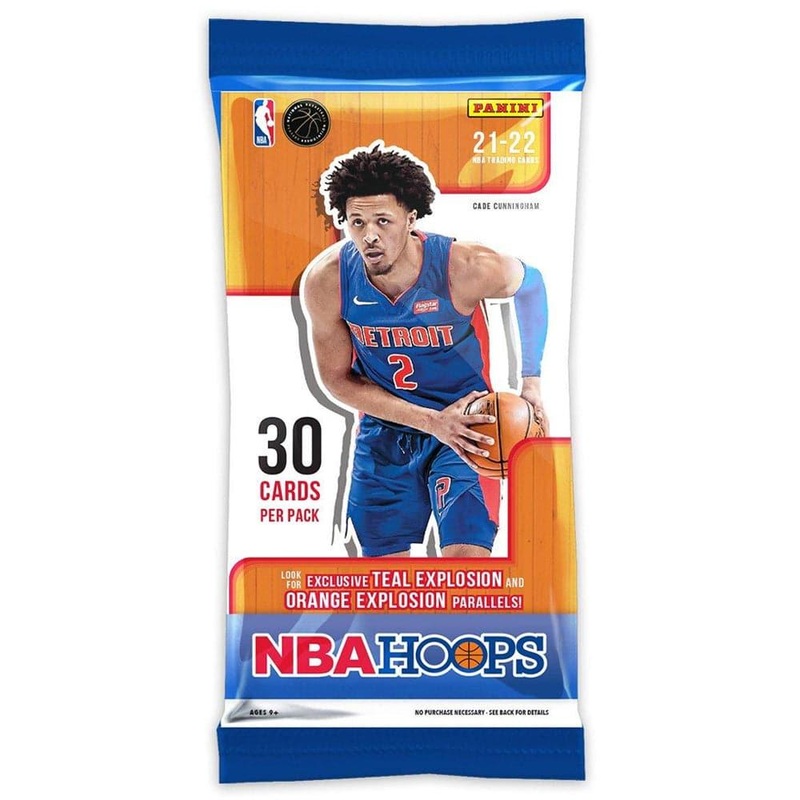 2021-22 NBA Panini Hoops Basketball Trading Card Fat Pack