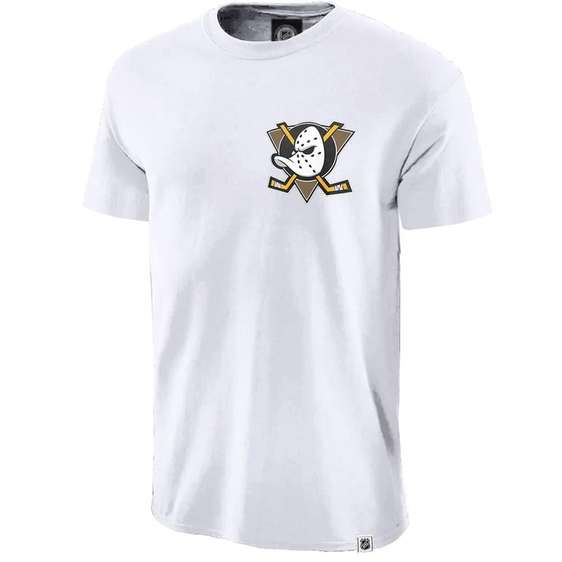 Anaheim Mighty Ducks Majestic NHL Jeaner T-Shirt – White