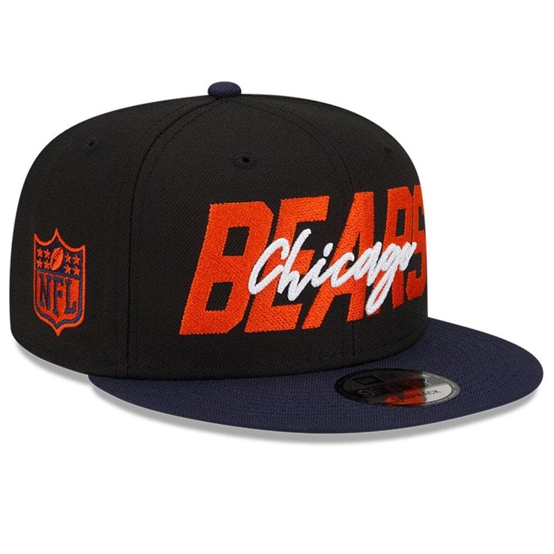 Chicago Bears New Era NFL 2022 Draft On-Stage 9FIFTY Snapback Hat – Black