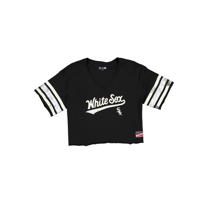 Chicago White Sox Throwback Cropped Women’s T-Shirt