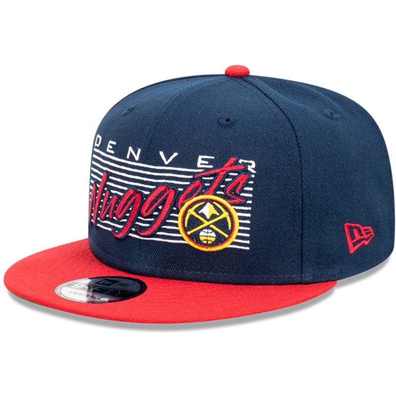 Denver Nuggets New Era NBA Retro Script 9FIFTY Snapback Hat – Navy