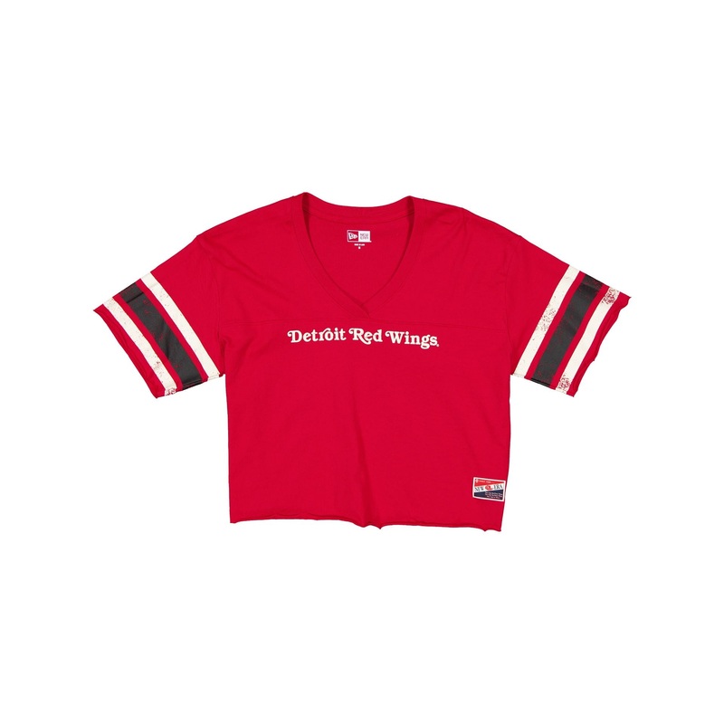 Detroit Red Wings Throwback Cropped Women’s T-Shirt