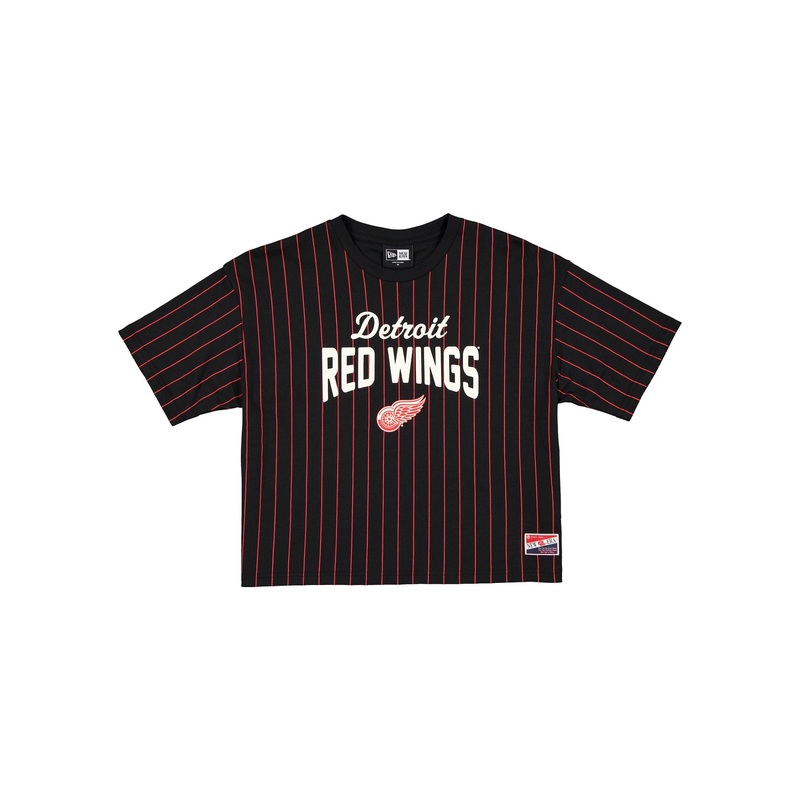 Detroit Red Wings Throwback Pinstripe Women’s T-Shirt