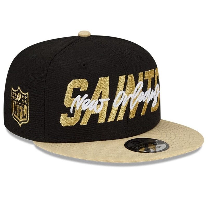 New Orleans Saints New Era NFL 2022 Draft On-Stage 9FIFTY Snapback Hat – Black