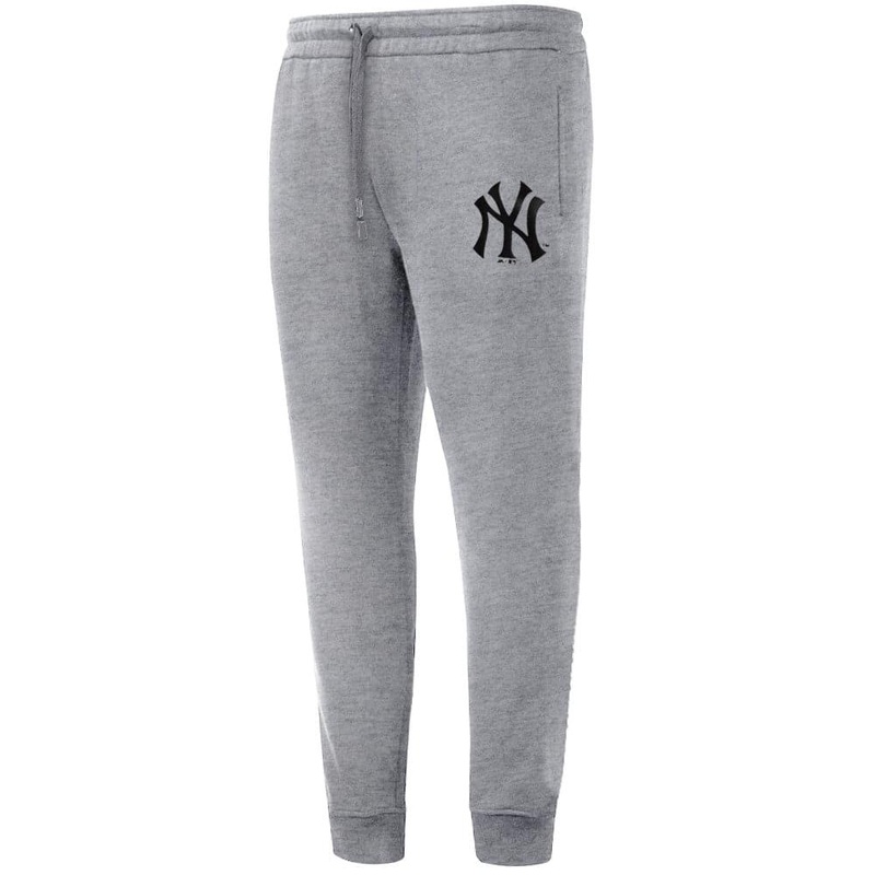 New York Yankees Majestic MLB Audier Track Pants – Grey Marle