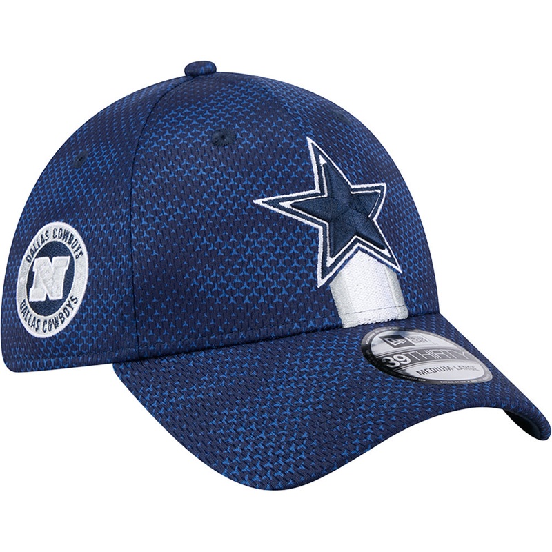 NFL Dallas Cowboys New Era 2024/25 Sideline 39THIRTY Flex Fit Hat – Navy
