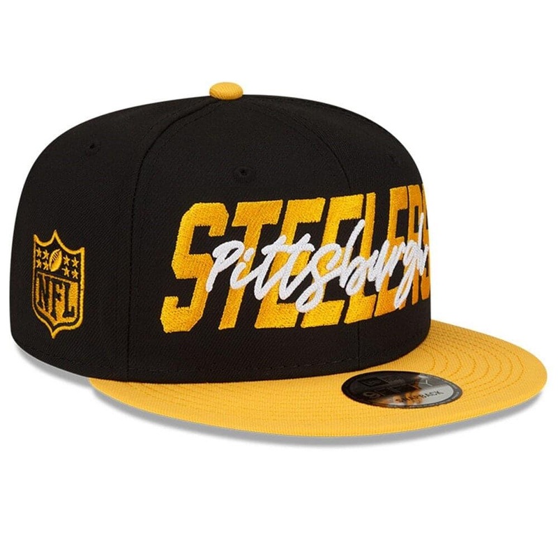 Pittsburgh Steelers New Era NFL 2022 Draft On-Stage 9FIFTY Snapback Hat – Black