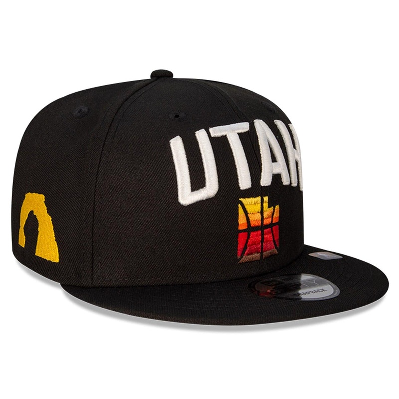 Utah Jazz New Era NBA 21-22 City Edition 9FIFTY Snapback Hat – Black