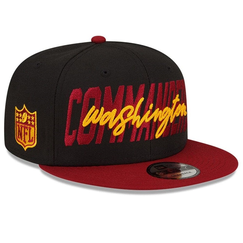 Washington Commanders New Era NFL 2022 Draft On-Stage 9FIFTY Snapback Hat – Black