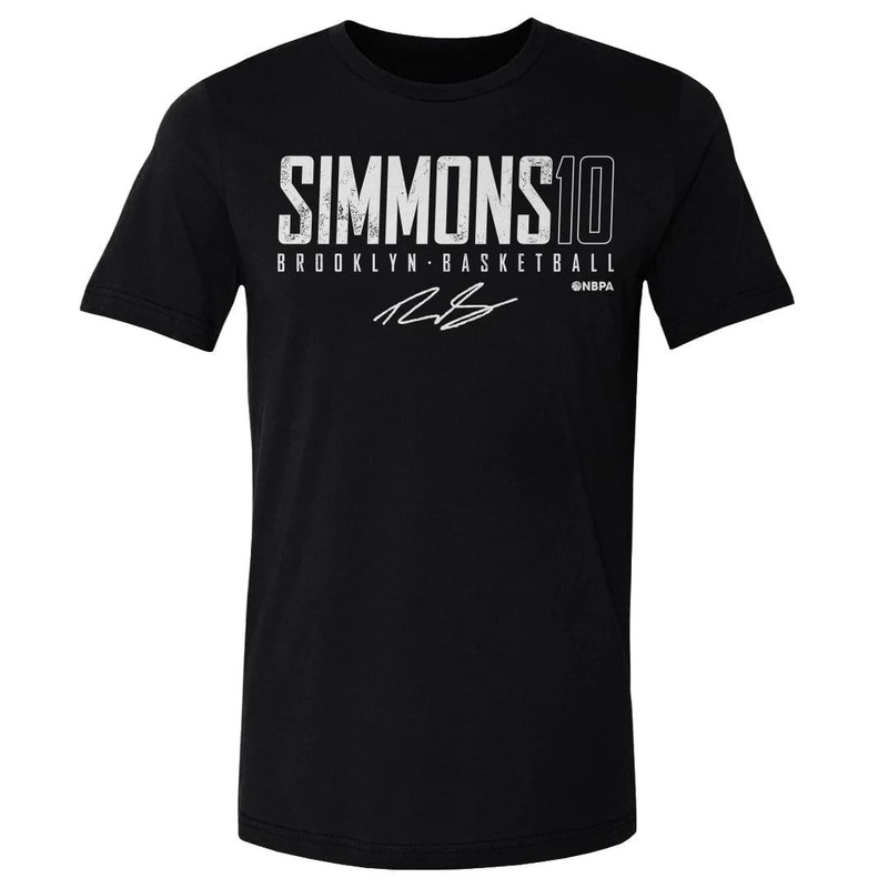 Ben Simmons Brooklyn Nets 500 Level NBA Elite T-Shirt – Black