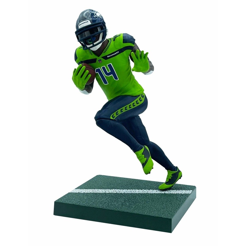 D.K. Metcalf Seattle Seahawks Imports Dragon NFL 6″ Figure – Green