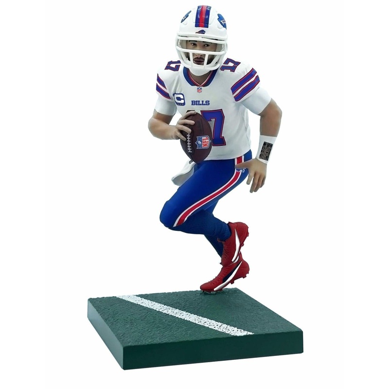 Josh Allen Buffalo Bills Imports Dragon NFL 6″ Figure – White