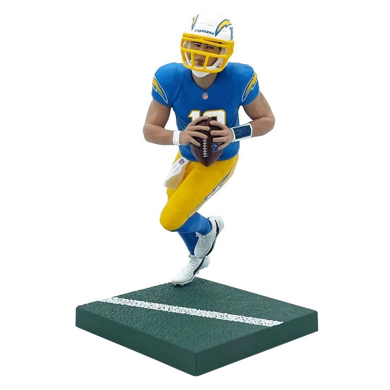 Justin Herbert Los Angeles Chargers Imports Dragon NFL 6″ Figure – Blue