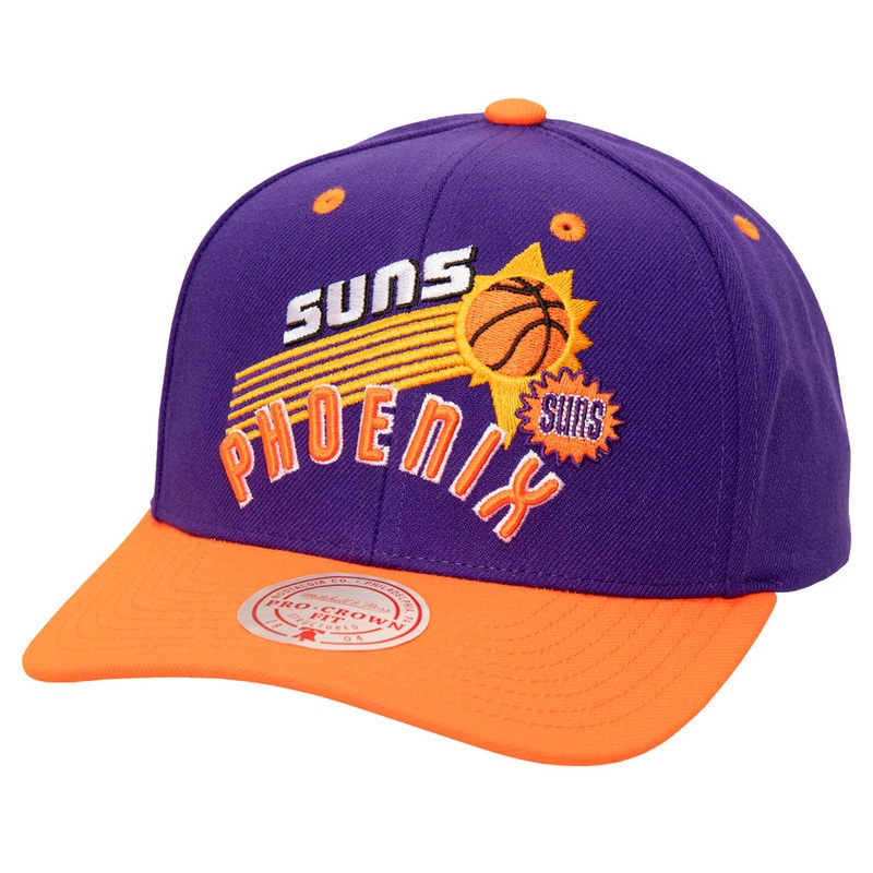 NBA Phoenix Suns Mitchell & Ness Cooperstown All In 2.0 Pro Snapback Hat – Purple