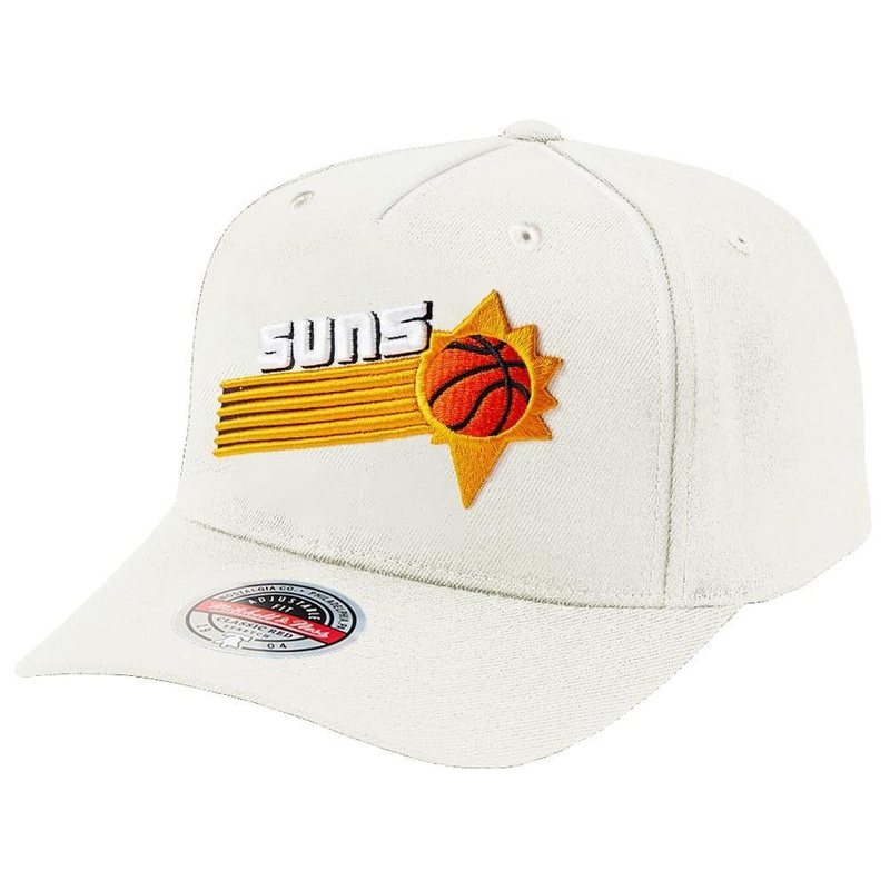 Phoenix Suns Mitchell & Ness NBA HWC Logo Classic Red Snapback Hat – Vintage White
