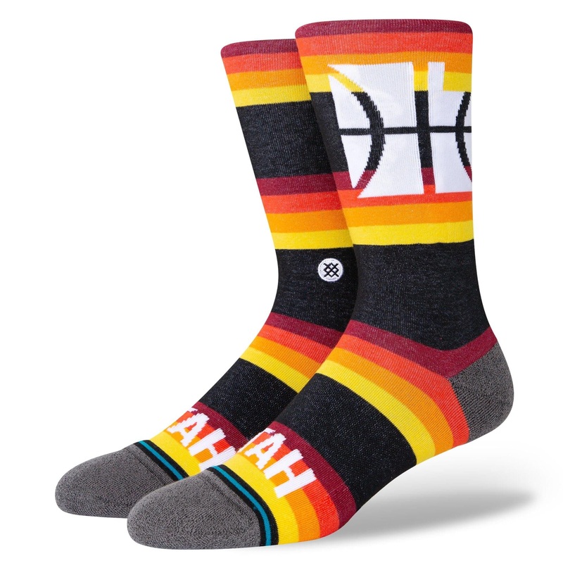 Utah Jazz Stance NBA 21-22 City Edition Crew Socks – Black