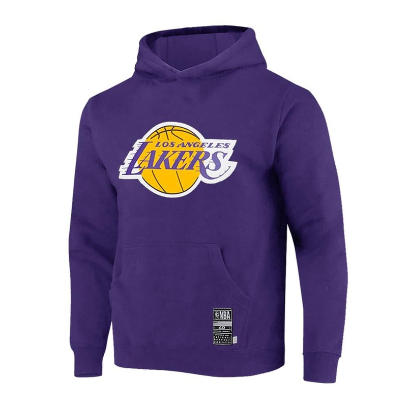 Youths LeBron James NBA Essentials Top Of The Key Hoodie Jumper – Purple