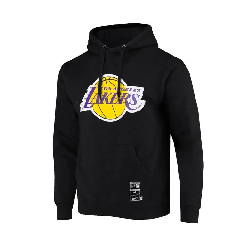 Youths Los Angeles Lakers NBA Essentials Team Logo Hoodie Jumper – Black