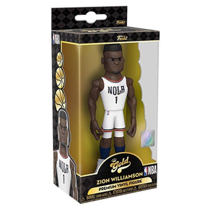 Zion Williamson New Orleans Pelicans Funko NBA 5″ Home Vinyl Gold Figure – White