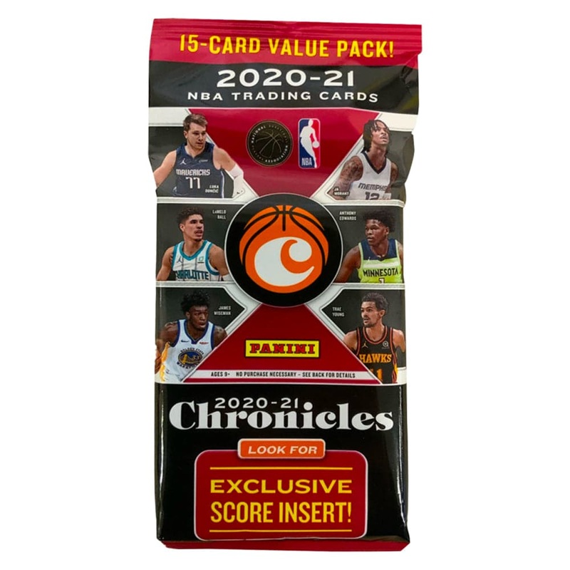 2020-21 Panini NBA Chronicles Basketball Value Fat Pack – 15 Cards