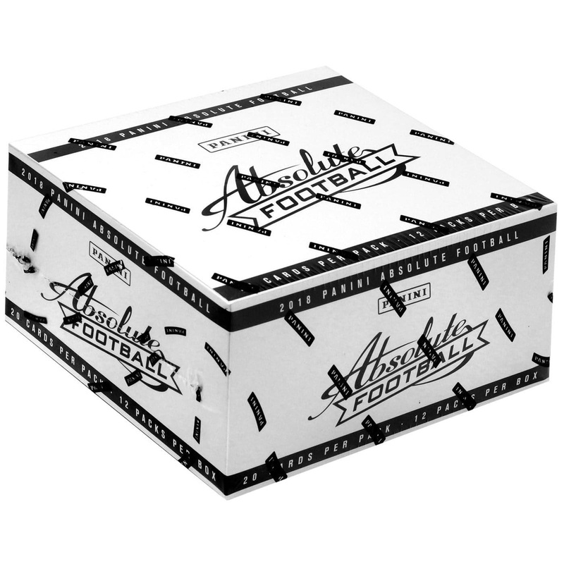 2021 Panini NFL Absolute Football Trading Card Value Fat Pack Sealed Box – 12 Packs
