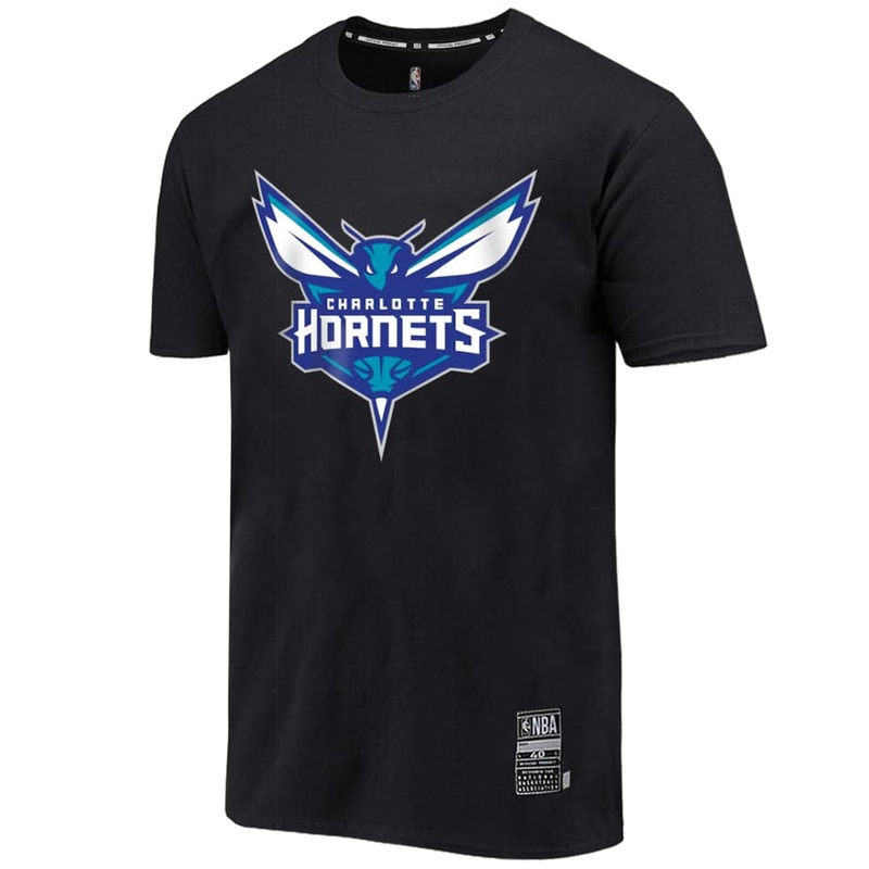 Charlotte Hornets NBA Essentials Team Logo T-Shirt – Black