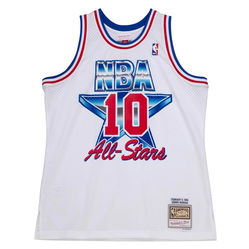 Dennis Rodman Mitchell & Ness NBA 92-93 All Star Swingman Jersey – White