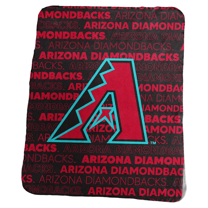 MLB Arizona Diamondbacks Logo Brands 50×60 Classic Fleece Blanket
