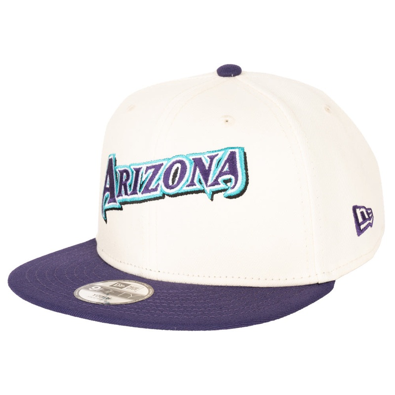 MLB Arizona Diamondbacks Youth New Era Cooperstown Cream 9FIFTY Snapback Hat – Cream