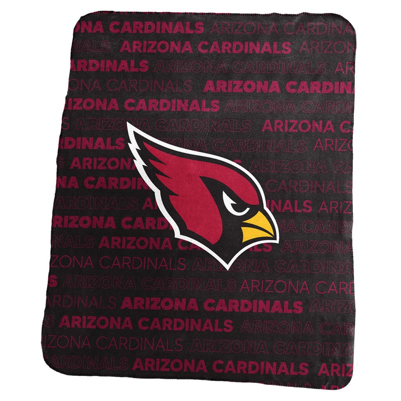 NFL Arizona Cardinals Logo Brands 50×60 Classic Fleece Blanket