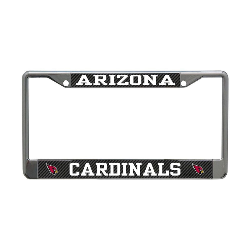 NFL Arizona Cardinals WinCraft Carbon License Plate Frame