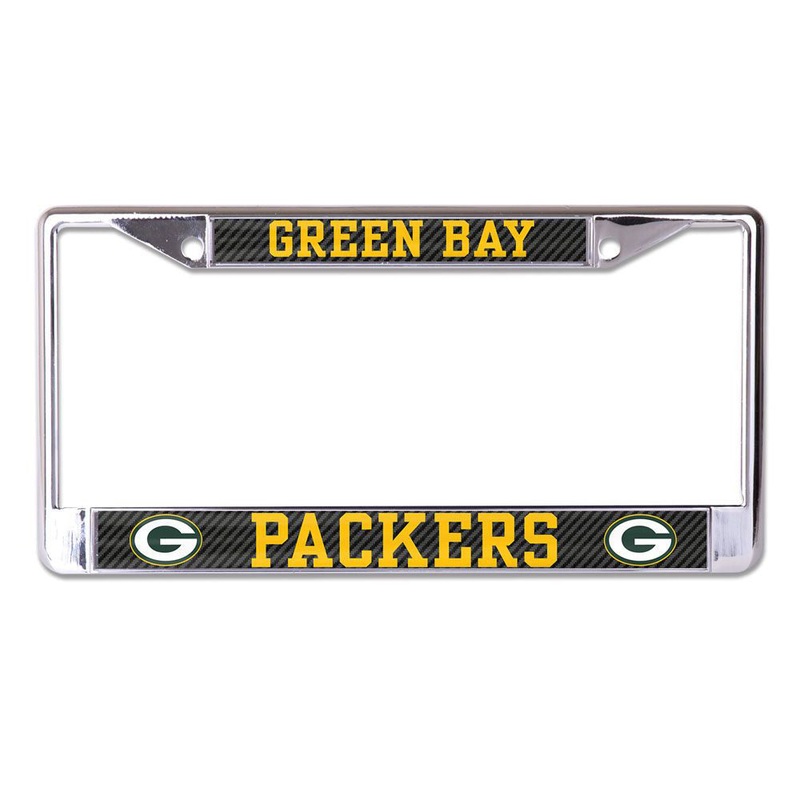 NFL Green Bay Packers WinCraft Carbon License Plate Frame